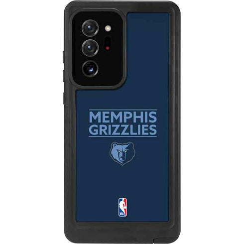 NBA Memphis Grizzlies Standard -  Blue Galaxy Note20 Ultra 5G Waterproof Case